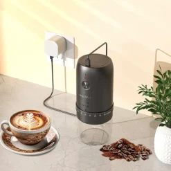 Moledor de Café Eléctrico Negro Mouvair