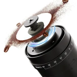 Moledor de Café Eléctrico Negro Mouvair