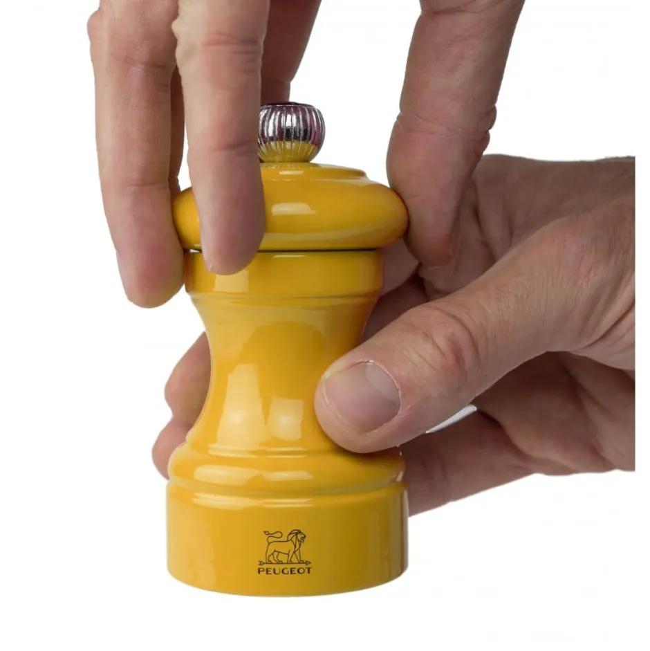 Molinillo Pimienta Madera Amarillo Azafrán 10 cm Bistrorama Peugeot