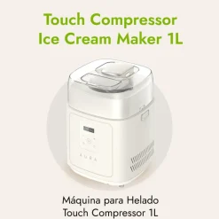 Máquina de Helado Touch Compressor 1 Litro Aura