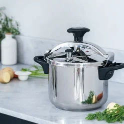 Olla a Presión 6L Acero Inox. Genius Garinox