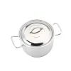 Olla con Tapa y Asas 6,5lt Inoxidable 24x15cm Lacor