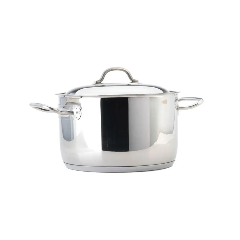 Olla con Tapa y Asas 6,5lt Inoxidable 24x15cm Lacor