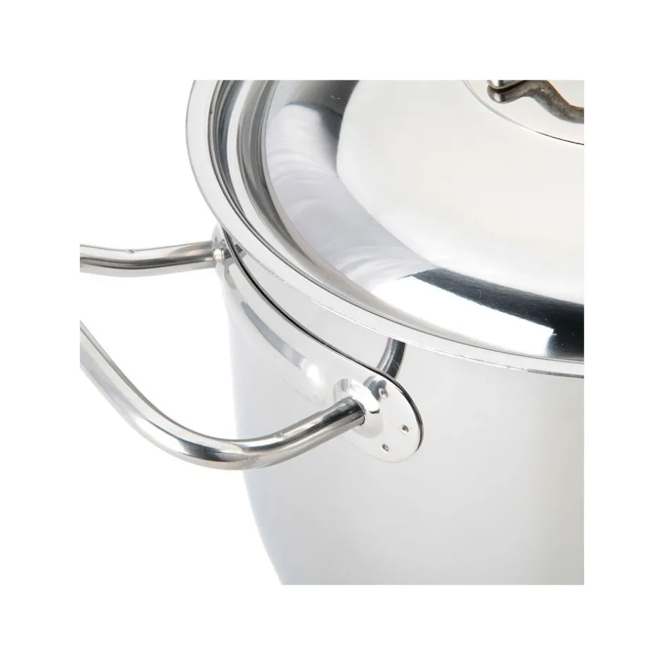 Olla con Tapa y Asas 6,5lt Inoxidable 24x15cm Lacor