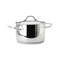 Olla con Tapa y Asas 4,5lt Inoxidable 20x14,5cm Lacor