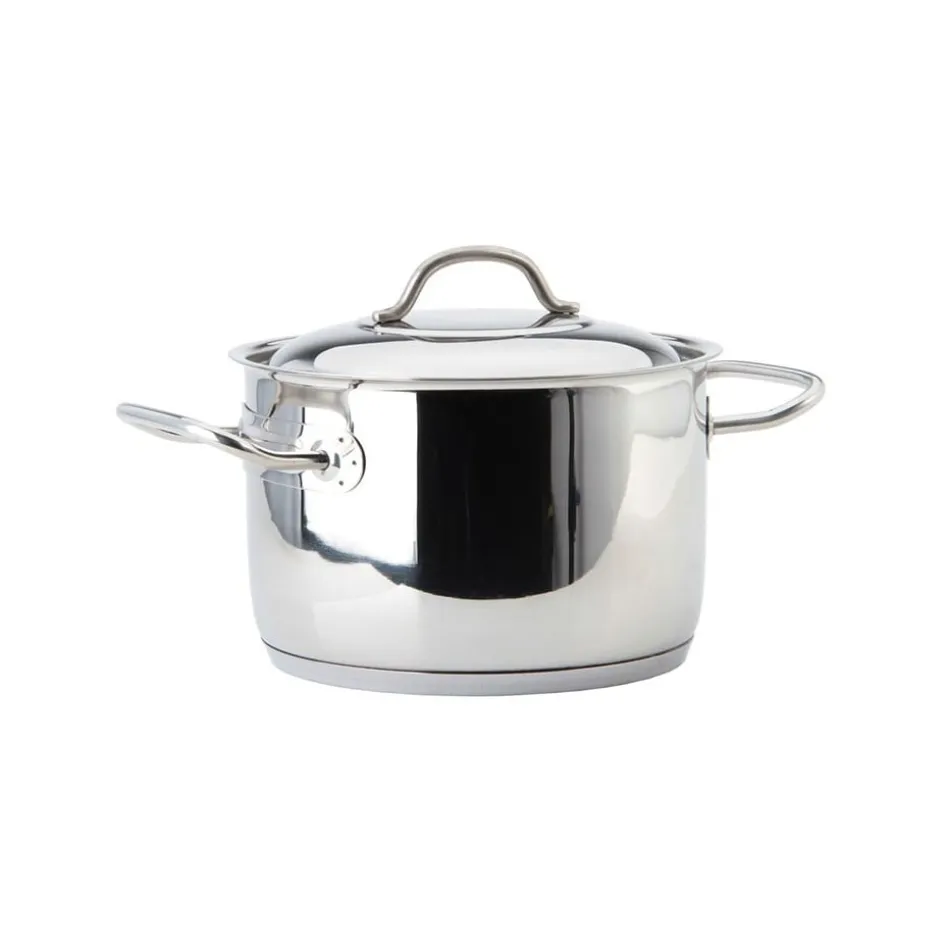 Olla con Tapa y Asas 4,5lt Inoxidable 20x14,5cm Lacor
