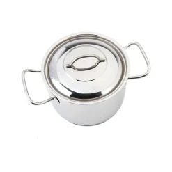 Olla con Tapa y Asas 4,5lt Inoxidable 20x14,5cm Lacor