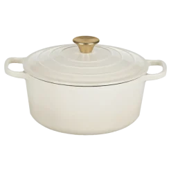 Olla Fierro Esmaltado Blanco 28 cm Lugano