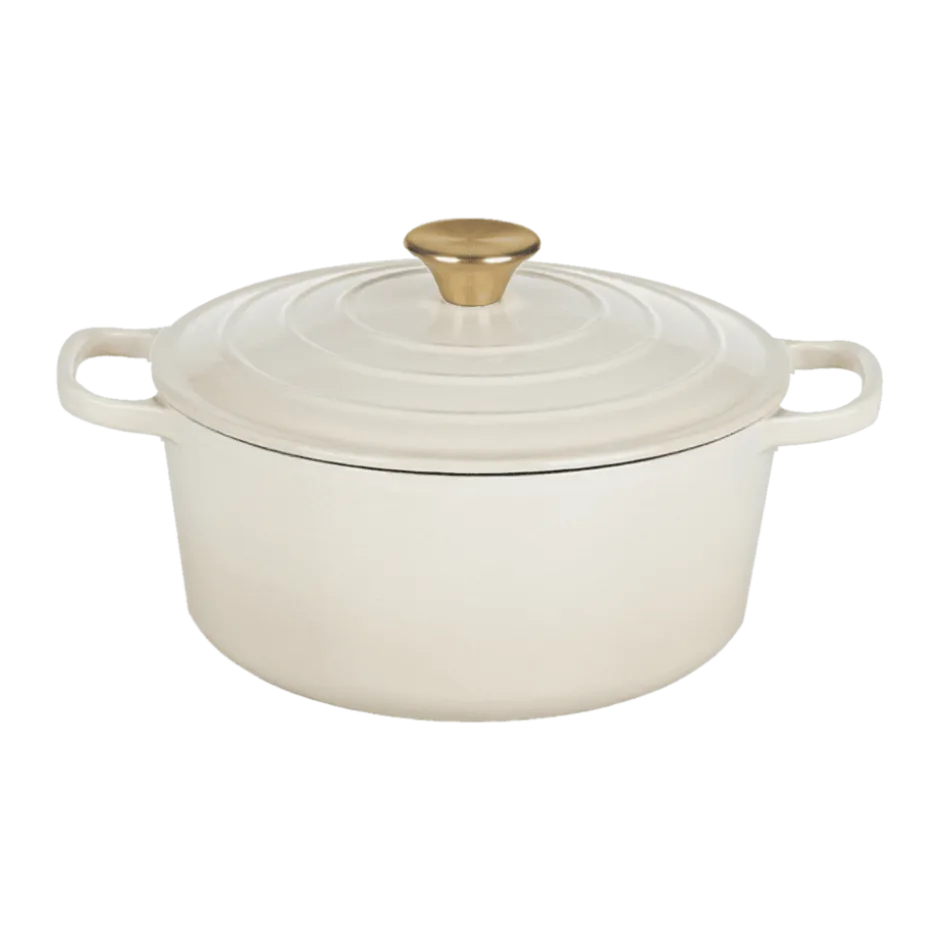 Olla Fierro Esmaltado Blanco 24 cm Lugano