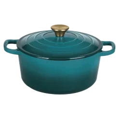 Olla Fierro Esmaltado Petróleo 28 cm Lugano