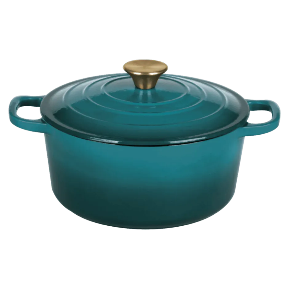 Olla Fierro Esmaltado Petróleo 28 cm Lugano