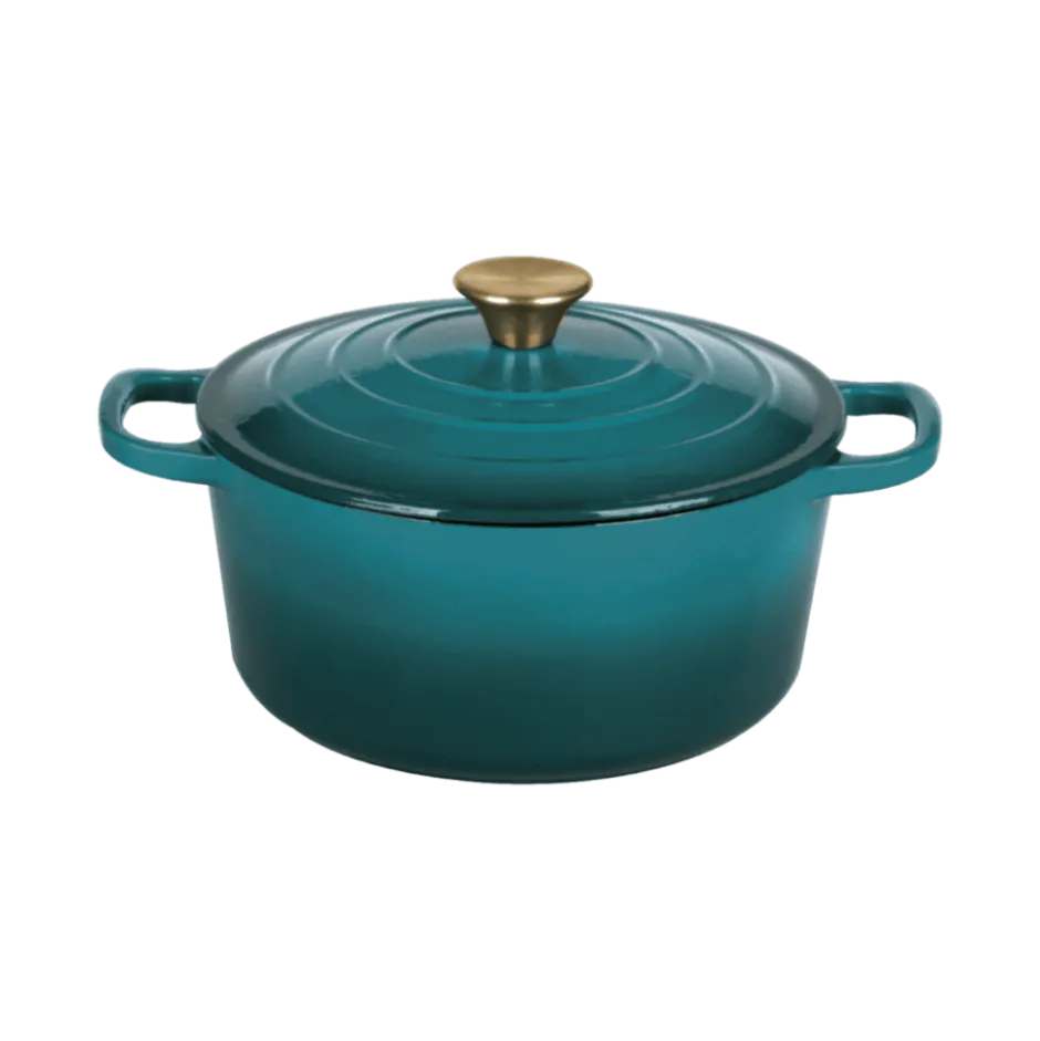 Olla Fierro Esmaltado Petróleo 24 cm Lugano