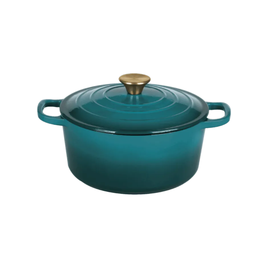 Olla Fierro Esmaltado Petróleo 22 cm Lugano