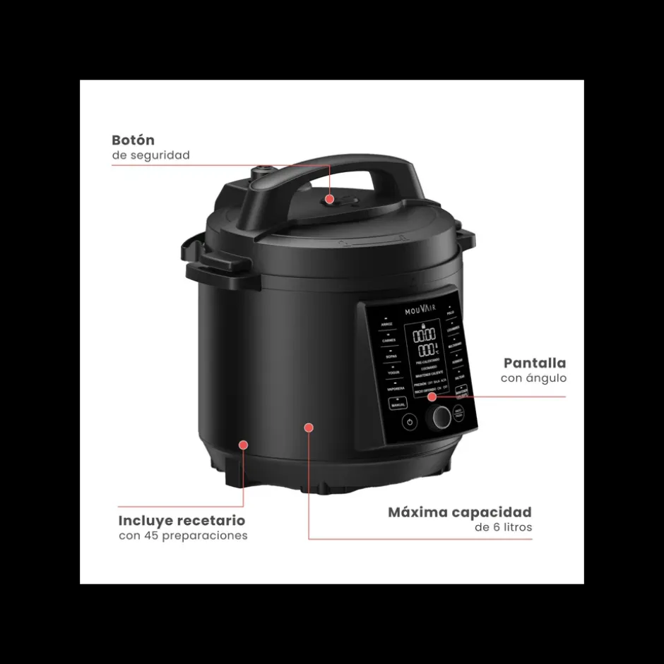 Olla Multiusos 6lt Cook Mouvair Mouvair