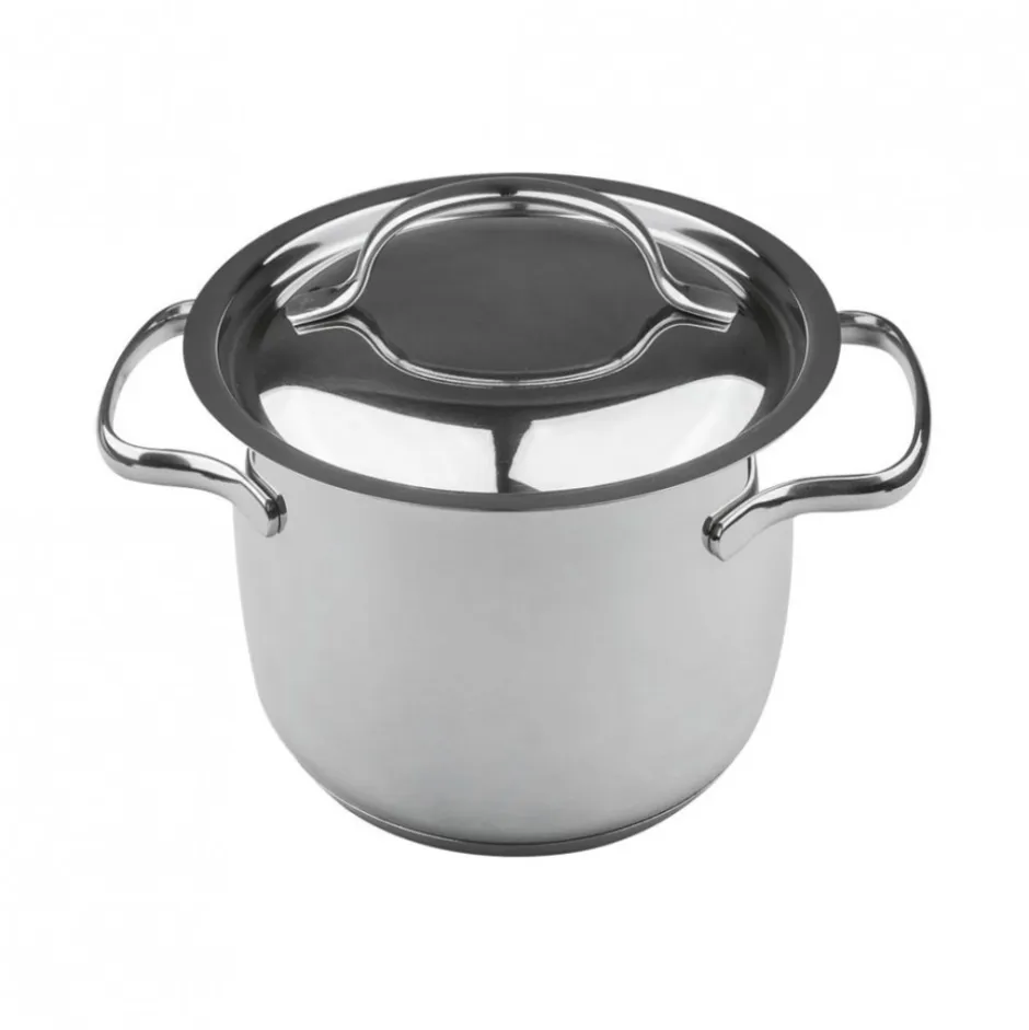 Olla Recta con Tapa 2,5L Acero Inoxidable 16cm Basic 32116 Lacor