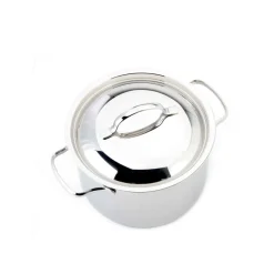 Olla Recta con Tapa 4,5lt Acero Inoxidable 20cm Basic Lacor