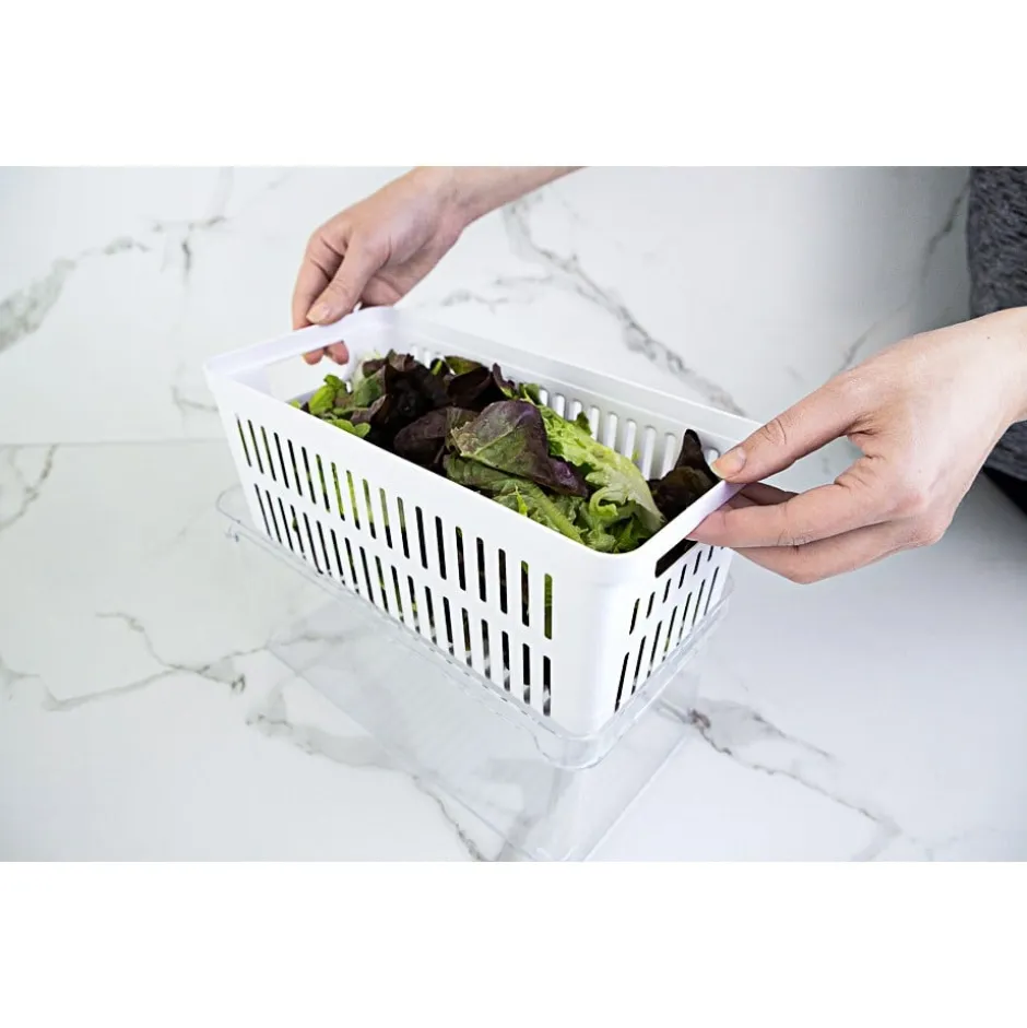 Organizador para Refrigerador con Cesta Clear Fresh OU