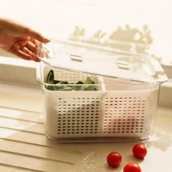 Organizador Refrigerador con Cesta Mediana Simplit