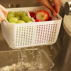 Organizador Refrigerador con Cesta Mediana Simplit