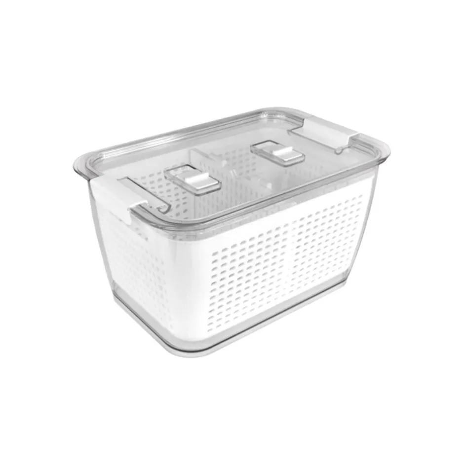 Organizador Refrigerador con Cesta Mediana Simplit