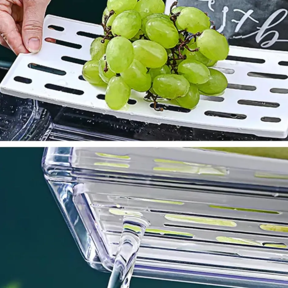 Organizador Refrigerador con Drenaje Chico Simplit