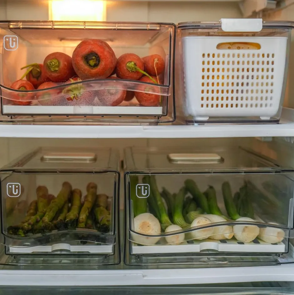 Organizador Refrigerador con Drenaje Grande Simplit