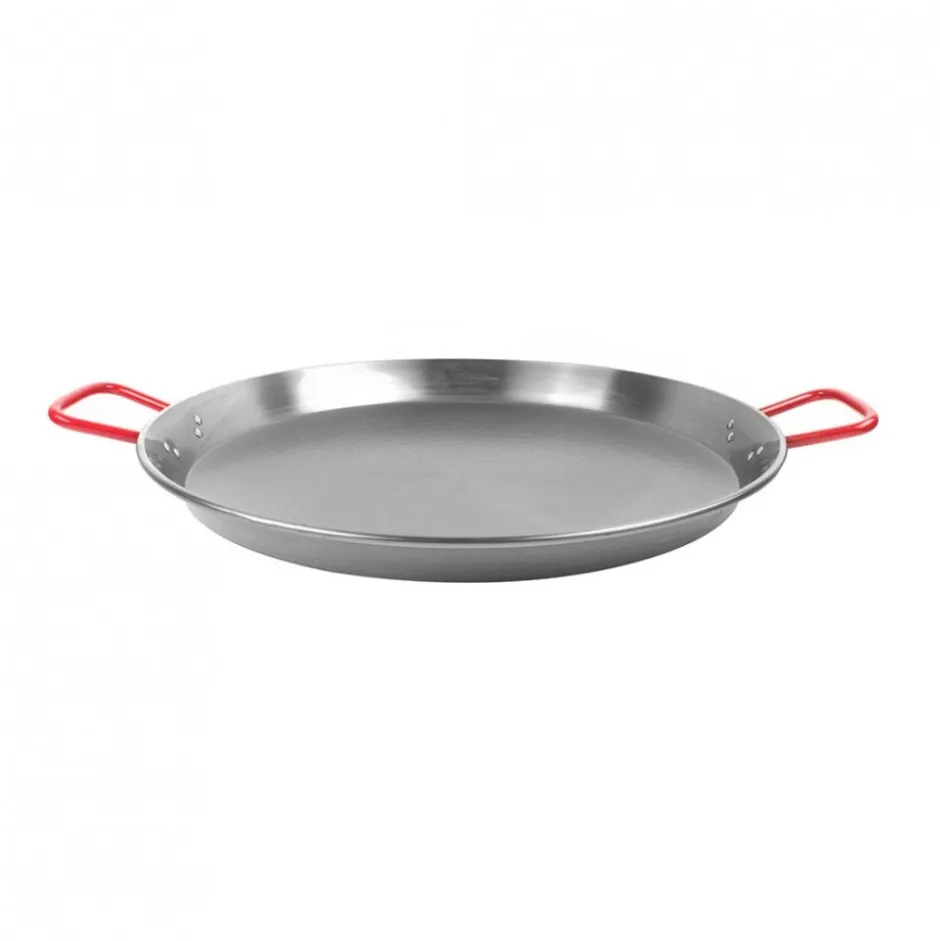Paellera 16 Porciones Hierro Pulido 55cm La Ideal Garcima