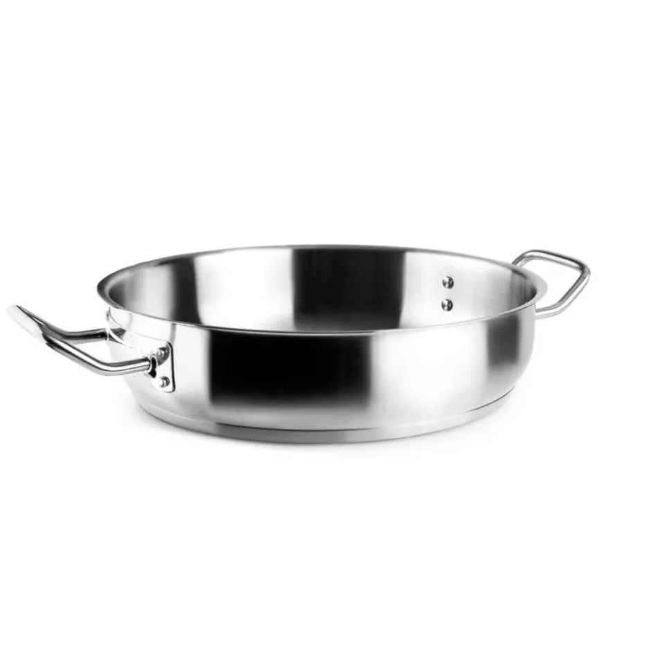 Paellera sin Tapa 5,5L Acero Inox. 32x7cm Garinox