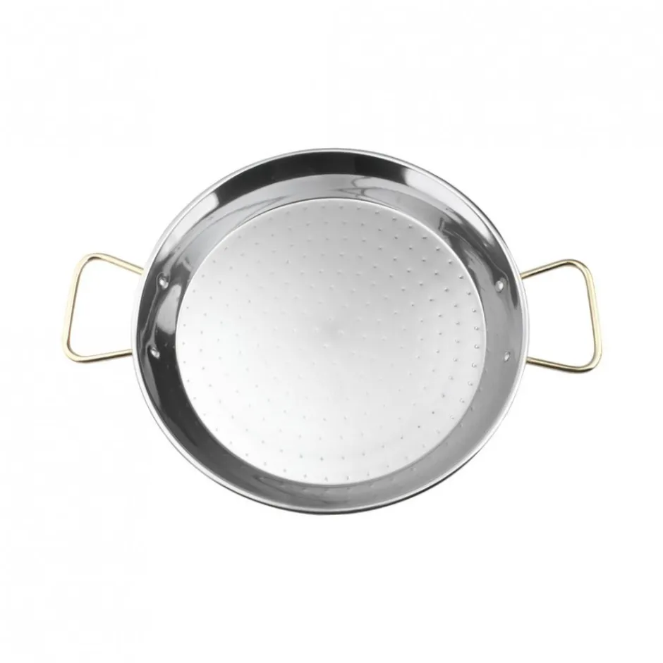 Paellera Valenciana 4 Porciones Inoxidable 30cm Garcima