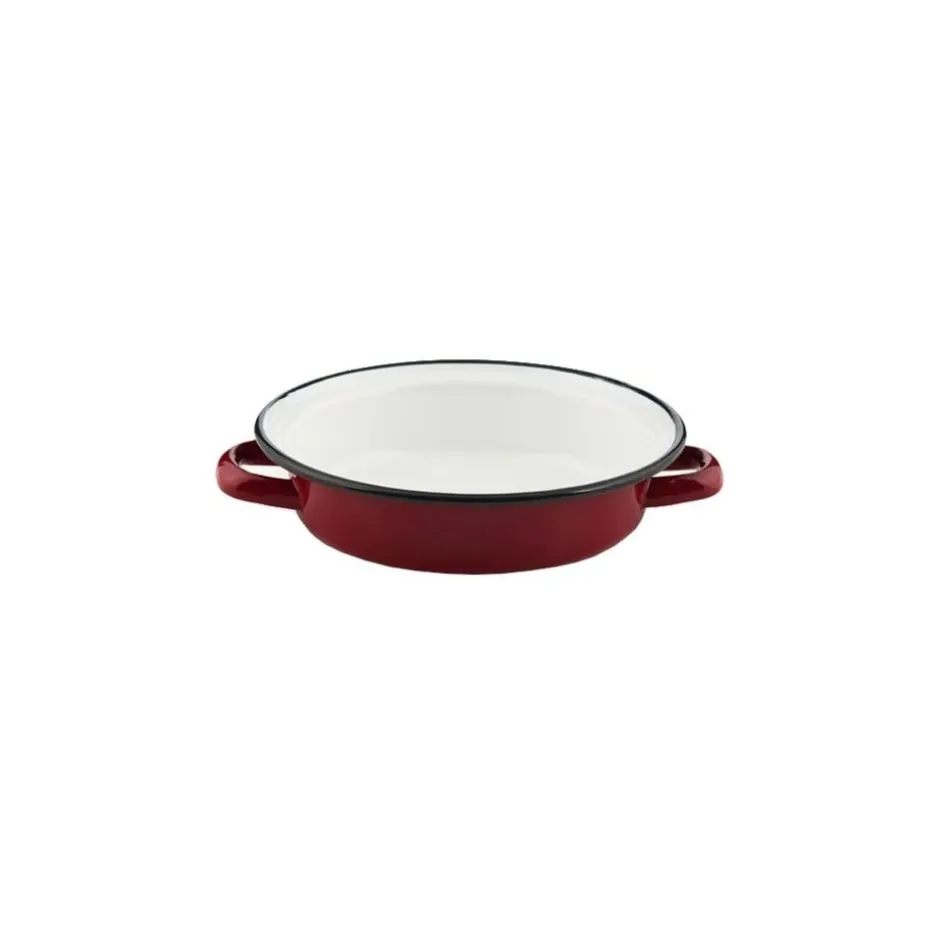 Paila de Acero Esmaltado Rojo 14cm Ibili