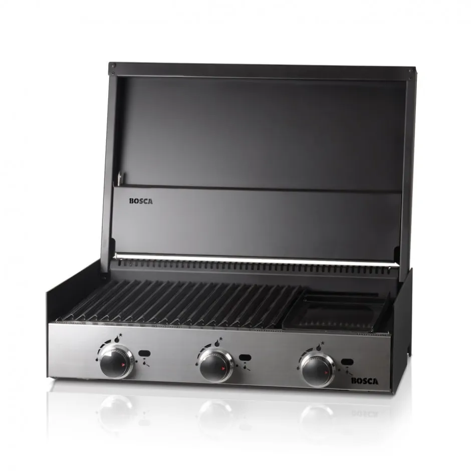 Parrilla a gas Bosca Block 750 inoxidable