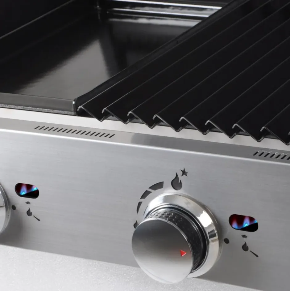 Parrilla Bosca a gas Block 500 inoxidable