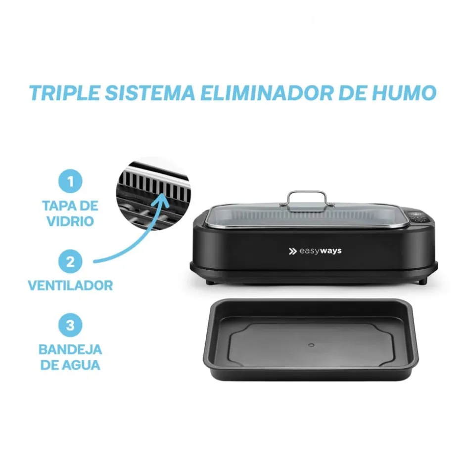 Parrilla Electrica Smokeless Grill Master EasyWays