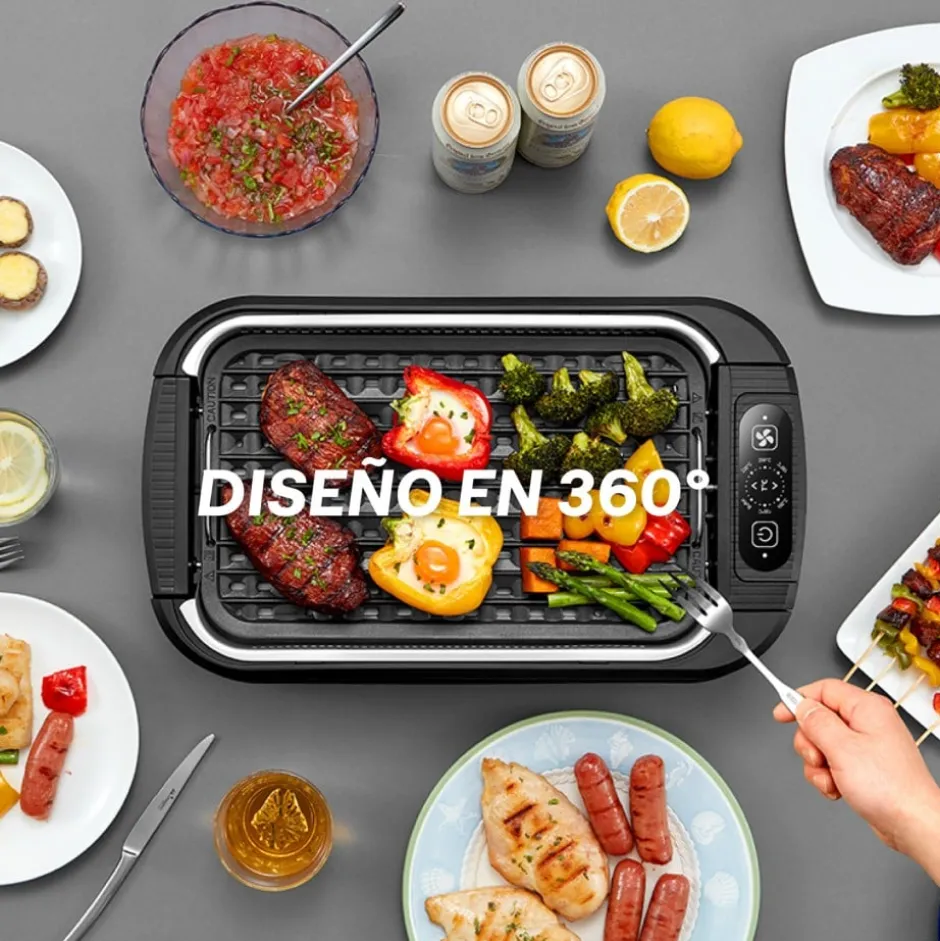Parrilla Electrica Smokeless Grill Master EasyWays