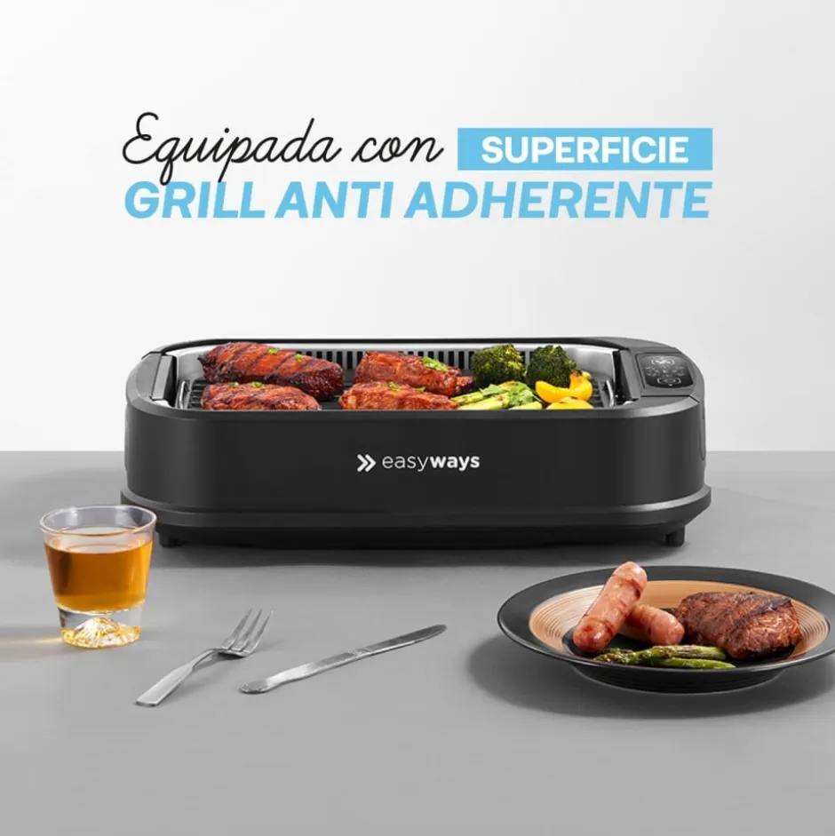 Parrilla Electrica Smokeless Grill Master EasyWays