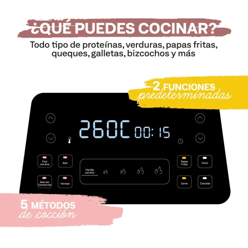 Parrilla Freidora de Aire Air Fryer Grill EasyWays