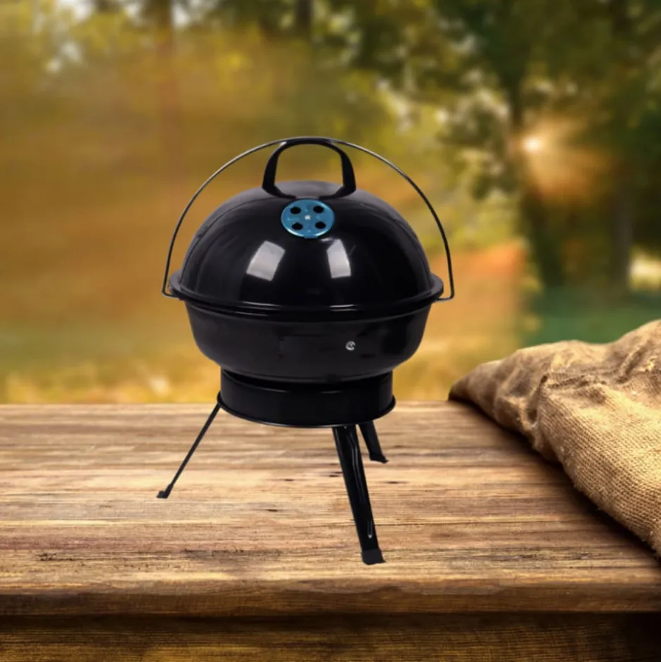 Parrilla Portátil Negra Eggy MGKY802 Kangkawe