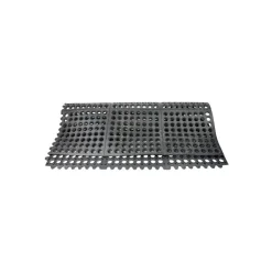 Piso Antifatiga 90x90cm Negro Interlock Rbmi-33K