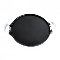 Plancha Fierro Redonda con Asas de Alambre 31cm Dussel