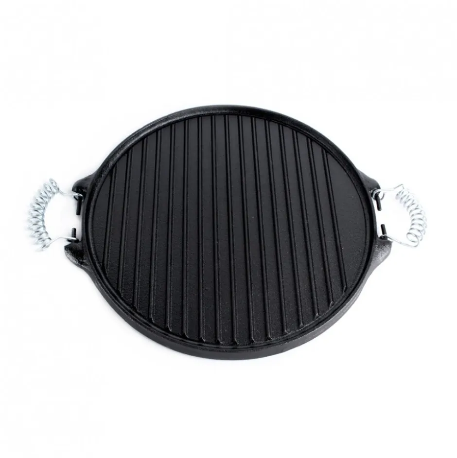 Plancha Fierro Redonda con Asas de Alambre 31cm Dussel