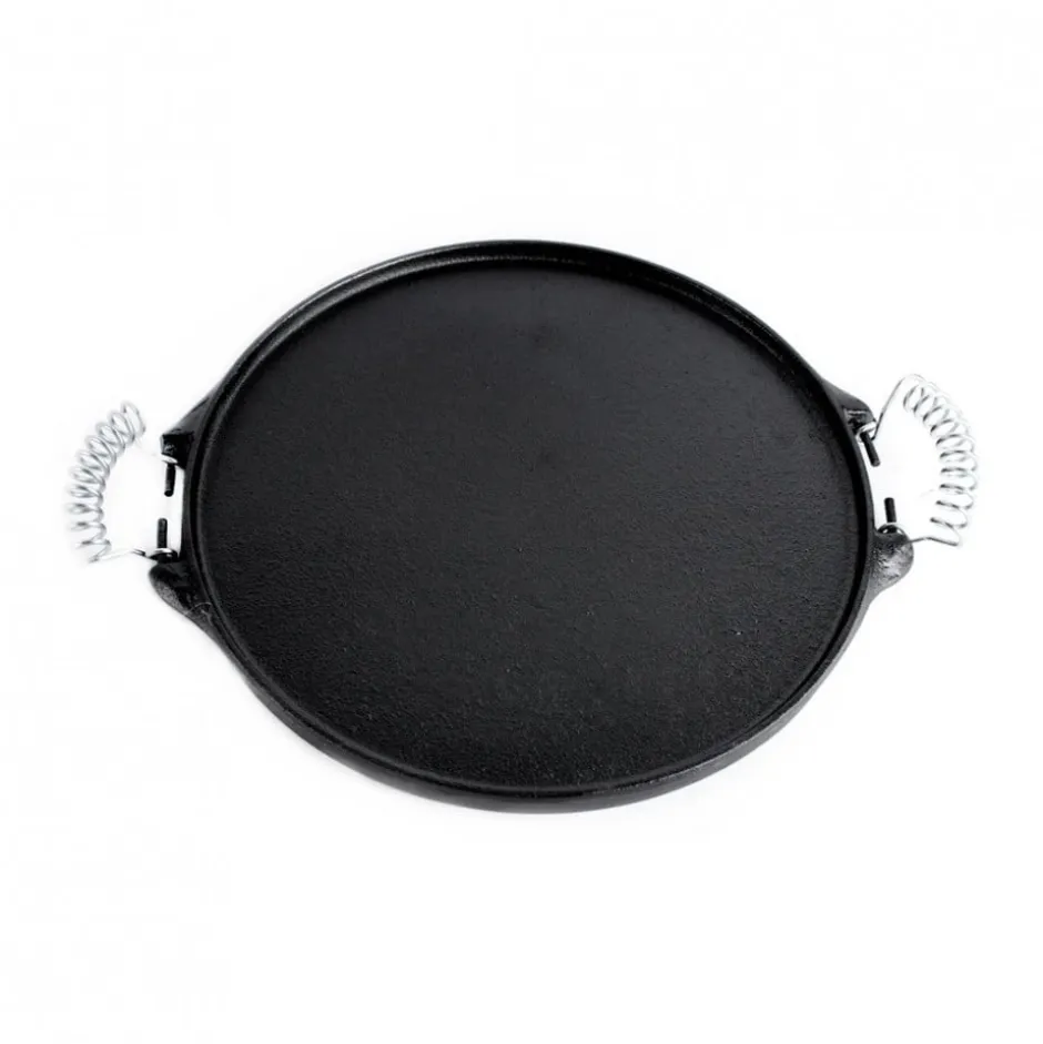 Plancha Fierro Redonda con Asas de Alambre 25cm Dussel