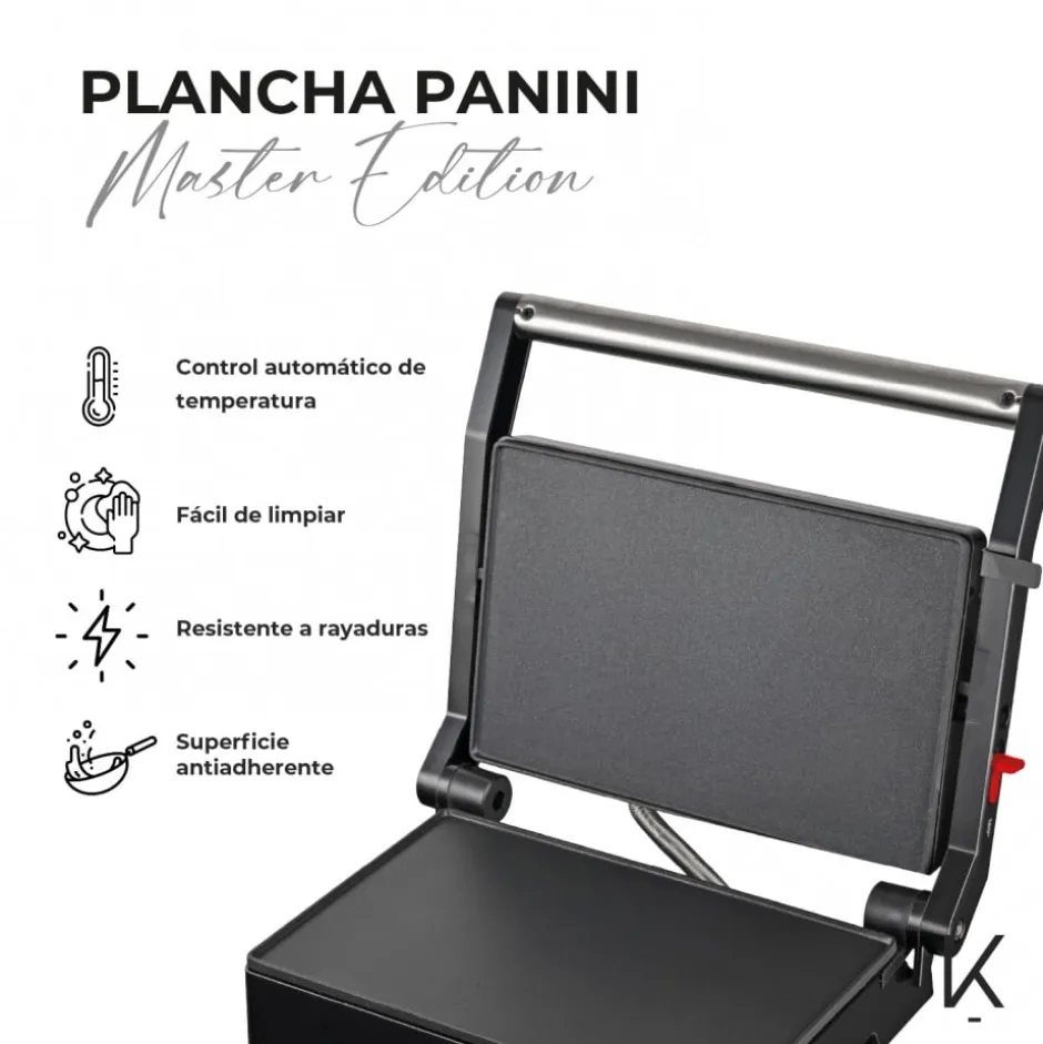 Plancha Sandwichera Panini Master Series Kitchen-it