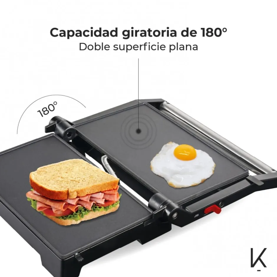 Plancha Sandwichera Panini Master Series Kitchen-it