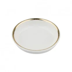 Platillo Mantequilla 8cm Filete Oro Limoges