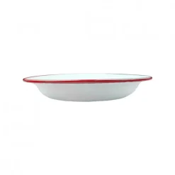 Plato Bajo Acero Esmaltado 26cm Bordeaux Ibili