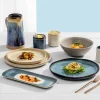 Plato Bajo 27 cm Azul Color Coast Lugano