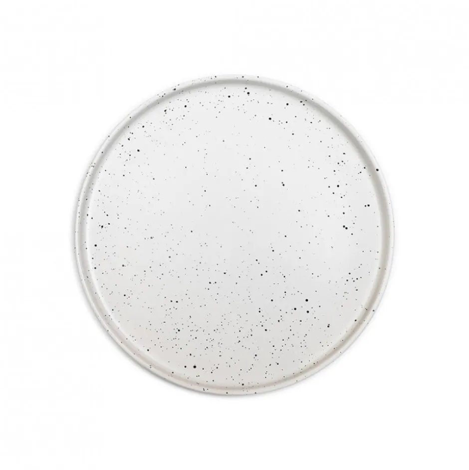 Plato Bajo 20cm White Dots Lugano