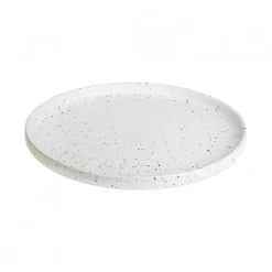 Plato Bajo 20cm White Dots Lugano