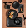 Plato Hondo 26cm Cinder Black Ariane