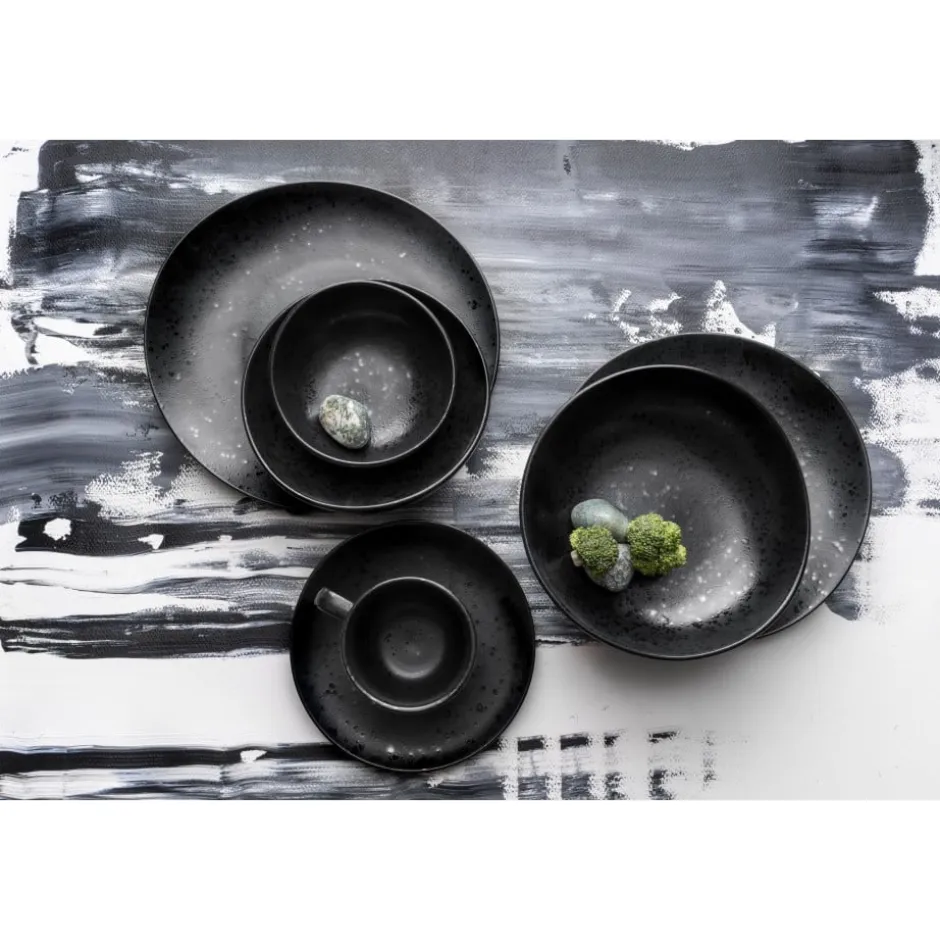 Plato Hondo 26cm Cinder Black Ariane